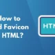 How to Add Favicon in HTML