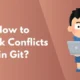 How to Check Conflicts in Git